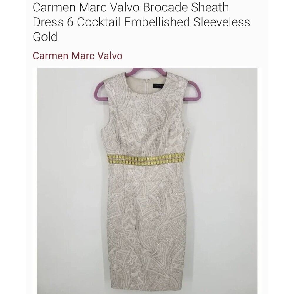 Carmen Marc Valvo collection dress for women party NWT